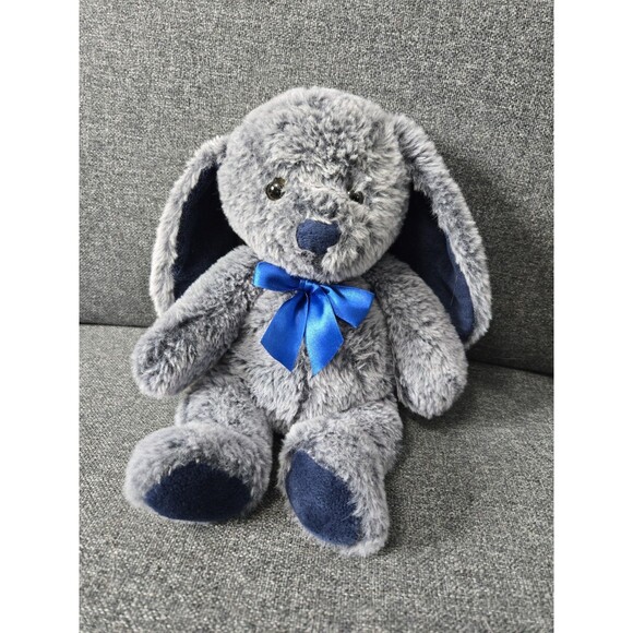 Kaisiyang International Other - KAISIYANG INTERNATIONAL Bunny Rabbit Plush Blue Bow Floppy Ears soft toy